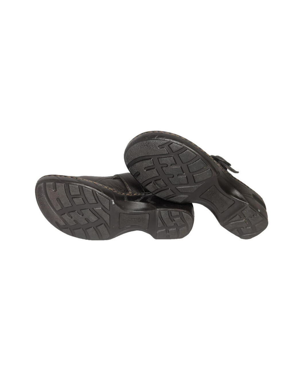 Bjorndal KellyAnne Womens 6M Shoes Mule Clog Wedge Sandal 136221 Brown Leather - Picture 8 of 9